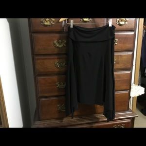 Tempted Travel Stretchy Black Skirt